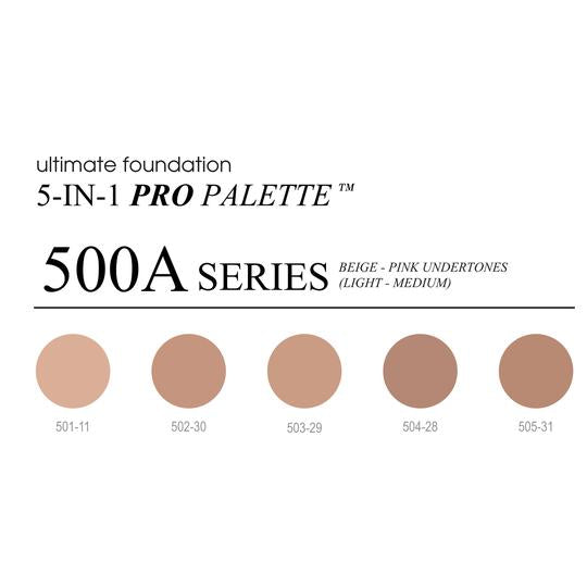 ULTIMATE FOUNDATION 5-IN-1 PRO PALETTE-500A SERIES